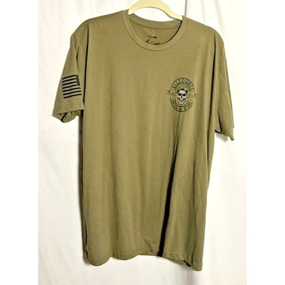 Allegiance Freedom Shirt Mens XL Graphic Patriotic Tee Top Made USA NEW